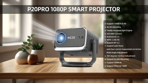 Últimas noticias de la empresa sobre FLYIN P20Pro - proyector inteligente de 1080P que redefine su experiencia de visualización!