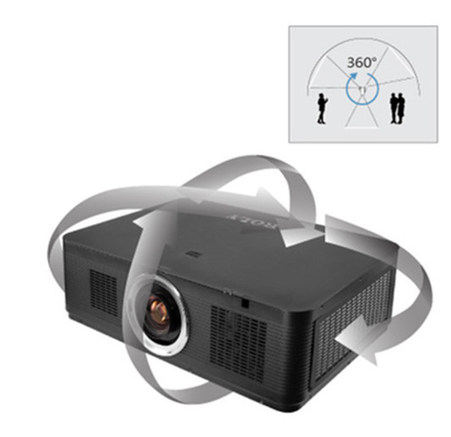 Flyin RL-K1 3D Proyector de teatro en el hogar al aire libre WUXGA 3LCD Alta luminosidad 10000 lúmenes Soporta 4K