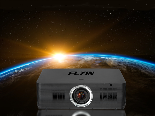 Flyin-K1200U Proyector láser WUXGA 3LCD de 12000 lúmenes Ansi con zoom eléctrico de 1,8x HDBaseT para auditorios de grandes espacios