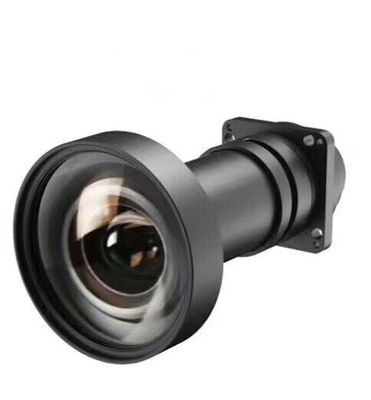 HD todo el vidrio todo el foco corto externo de la lente de Fisheye del proyector del metal
