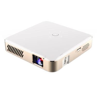 Mini S350 1080P Full HD DLP 4K Proyectores de cine 3D para el hogar WIFI Android 9 Batería incorporada