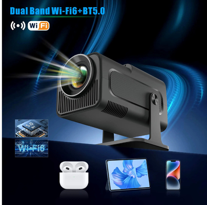 FLYIN HY320MINI 4K Ultra HD 3D Proyectores portátiles de proyección corta y equipos de presentación para uso en el cine y el cine en casa