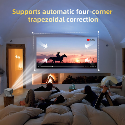 FLYIN P20 Pro 4K 350Lms 1080P Proyector Full HD Lente de enfoque automático lámpara LCD Android 13 Airplay Uso de cine en casa portátil