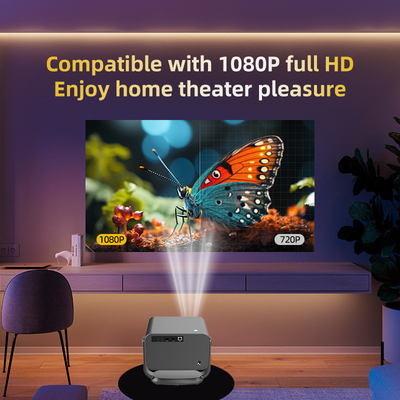 FLYIN P20 Pro 4K 350Lms 1080P Proyector Full HD Lente de enfoque automático lámpara LCD Android 13 Airplay Uso de cine en casa portátil