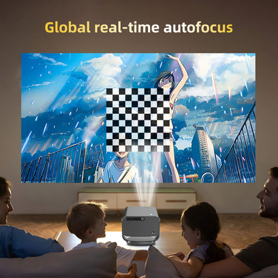 FLYIN P20 Pro 4K 350Lms 1080P Proyector Full HD Lente de enfoque automático lámpara LCD Android 13 Airplay Uso de cine en casa portátil