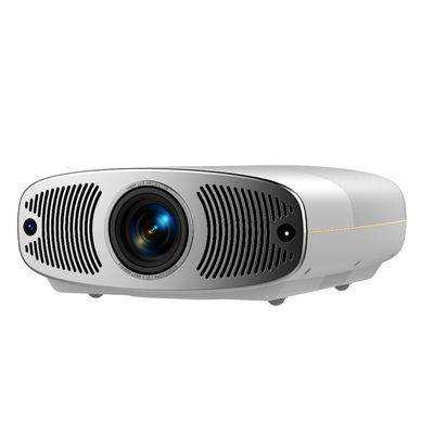 Flyin Q7 1080p de alta definición Proyector de teatro de entretenimiento para el hogar LCD Dual altavoces Bluetooth pantalla de 100 pulgadas Dual banda WIFI