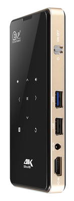 Flyin P09 4K HD proyector portátil Android 9.0 16GB ROM lámpara LED para el hogar y la educación