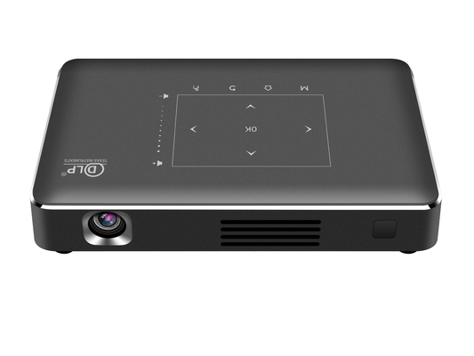 Venta caliente de Flyin P10-II Logotipo personalizado Mini 3D 4K 150 Lumens DLP 9000mAh Proyector Android 9.0