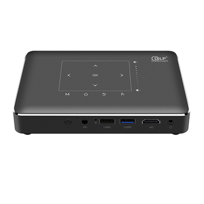 Venta caliente de Flyin P10-II Logotipo personalizado Mini 3D 4K 150 Lumens DLP 9000mAh Proyector Android 9.0