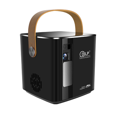 Flyin P12 1080P Max 4K Mini Proyector 9000mAh Batería Video al aire libre 400 ANSI Lumens Android 9 2GB/16GB Proyector 3D de enlace DLP