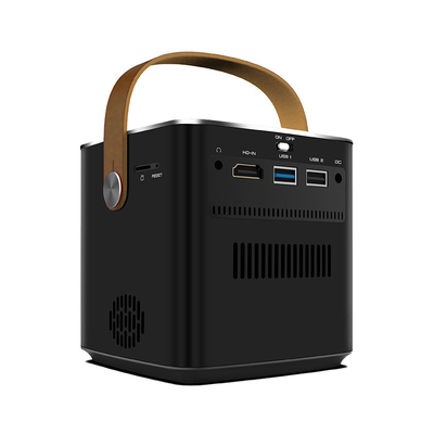 Flyin P12 1080P Max 4K Mini Proyector 9000mAh Batería Video al aire libre 400 ANSI Lumens Android 9 2GB/16GB Proyector 3D de enlace DLP