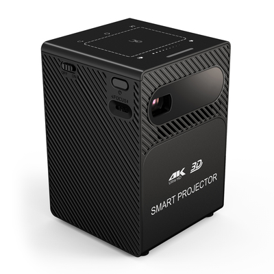 Flyin P18 Free Style Teatro para el hogar Smart DLP portátil LED Mini Pocket Negro Proyector inalámbrico personalizable