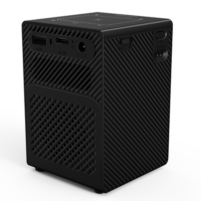 Flyin P18 Free Style Teatro para el hogar Smart DLP portátil LED Mini Pocket Negro Proyector inalámbrico personalizable
