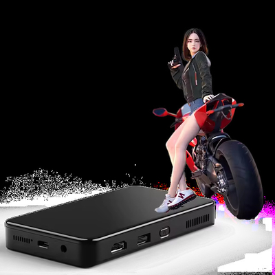 Flyin S90 4K Mini portátil Android Smart DLP Proyector WIFI Bluetooth habilitado en forma de teléfono móvil de EE. UU.