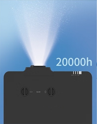 Flyin 5500 lumen Proyector láser DLP WUXGA de alta resolución 4K Presentación 3D activa 0.8 DMD Chip para imágenes precisas Manual cambio de foco de la lente para una experiencia de proyección flexible