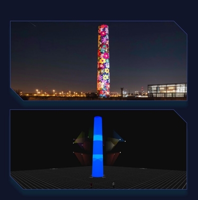 Equipo de proyección de servidor convergente distribuido y multifunción 4K de Flyin 2025 para Edge Fusion Dome 3D Mapping Immersive Room