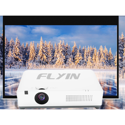 Flyin-C40W+ WXGA 4200 Lumens Proyector láser 3LCD Android Smart Conferencia de negocios Proyector educativo en el aula