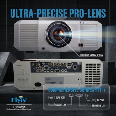 3LCD 10000 Lumens Proyector de mapas 3D al aire libre EL-705U WUXGA 1920x1200 Proyección de lugar grande