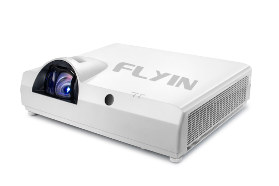 Flyin-C90SW+ Proyector láser de corto alcance WXGA 3LCD de 4200 lúmenes Android incorporado 5000000:1 Contraste para negocios educativos
