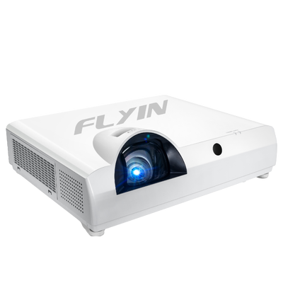 Flyin-C90SW+ Proyector láser de corto alcance WXGA 3LCD de 4200 lúmenes Android incorporado 5000000:1 Contraste para negocios educativos