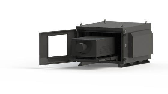 Proyector al aire libre Conjunto de temperatura constante IP65 IP66 Sistema de enfriamiento dual Calentamiento 15-50°C para proyectores de 5000-50000Lm