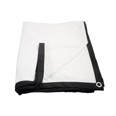 Pantalla de proyector adaptable de Spandex de la pantalla suave plegable portátil de 120 pulgadas para el negocio educativo antiarrugas