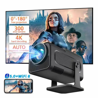 FLYIN HY320MINI 4K Ultra HD 3D Proyectores portátiles de proyección corta y equipos de presentación para uso en el cine y el cine en casa