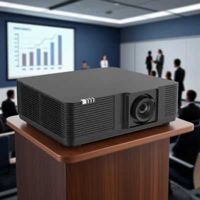 Proyector láser DLP de 5500 lúmenes, 4K y 3D