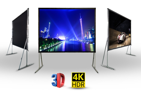 16:9 portátil de Front Rear de la pantalla de proyector del PVC para la etapa grande