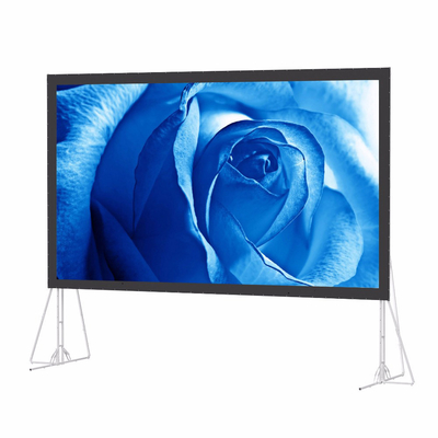 Caja que lleva fácil plegable rápida flexible de la pantalla de proyector del marco