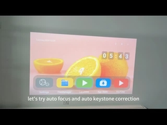 Lámparas de LED LCD de Flyin Proyector Android altavoz estéreo incorporado US EURO enchufe