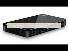 4K negro Mini Portable Projector Dustproof Waterproof Android que traza el proyector del DLP